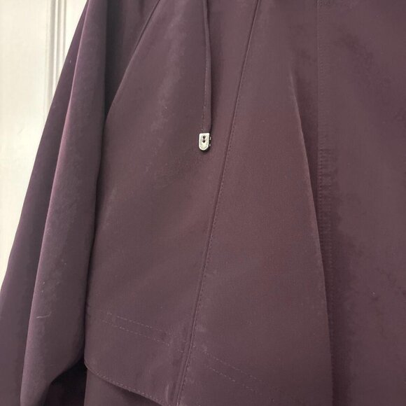 FS Limited Purple Double Lined Removable Hood Zipper Toggle Parka Coat. Sz M - Picture 3 of 15